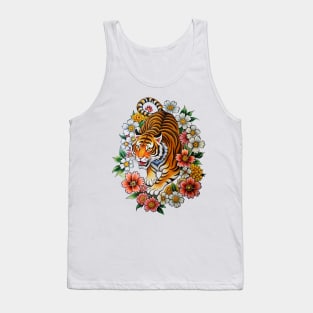 Japanese Tiger Tattoo Tank Top